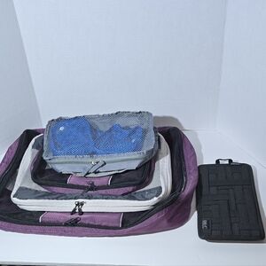 Samsonite and Misc Packing Cubes and Grid-It Organizer
